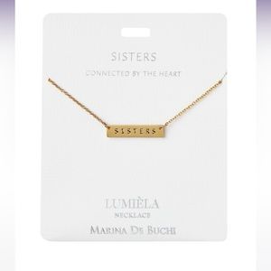 Gold Sisters Necklace Lumiela Marina De Buchi NWT